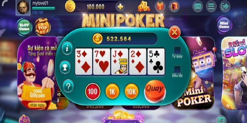 Minipoker - Thể Loại cá Cược Giải Trí Siêu Đỉnh Tại Nhà Cái 1 gioi-thieu-ve-game-minipoker